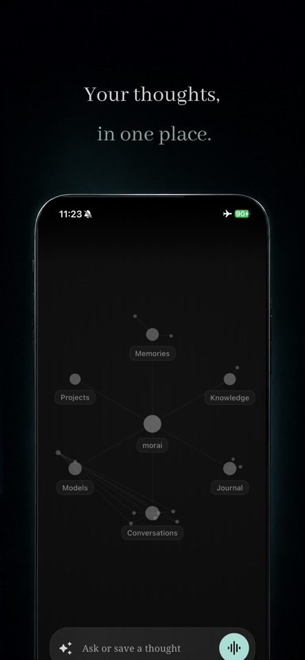 Morai Memory Map and quick thought input.